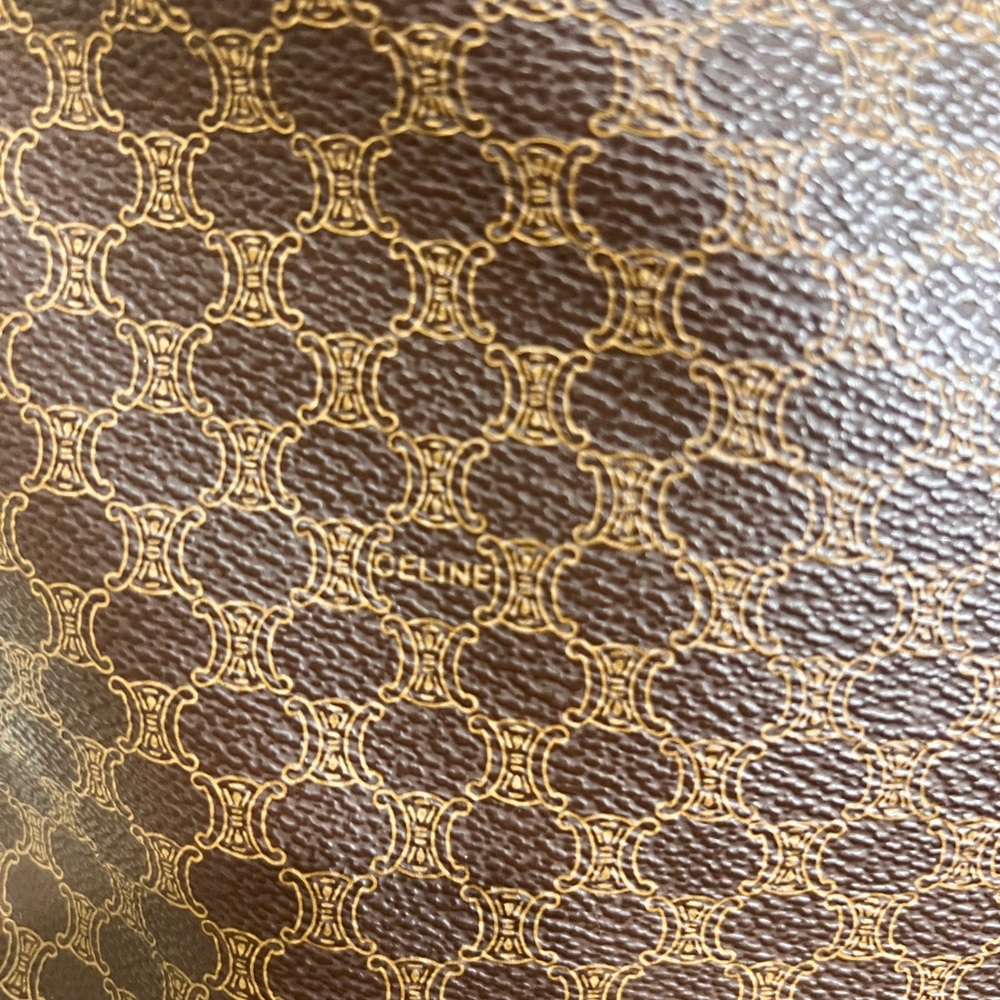 👜AUTHENTIC👜 Celine Macadam Vintage Monogram Tote with Gold Detail - Picture 5 of 16